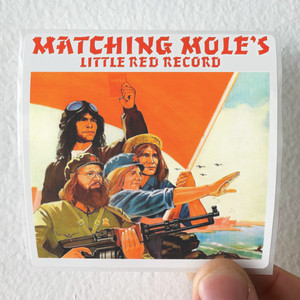 Matching Mole Matching Moles Little Red Record Album Cover Sticker Matching Mole Matching Moles Little Red Record Album Cover Sticker