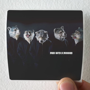 MAN WITH A MISSION Man With A Mission Album Cover Sticker