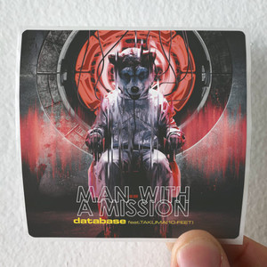 MAN WITH A MISSION Database Feattakuma 10 Feet Album Cover Sticker