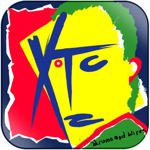 XTC Drums And Wires Album Cover Sticker XTC Drums And Wires Album Cover Sticker