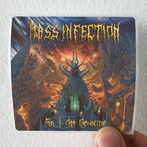 Mass infection For I Am Genocide Album Cover Sticker