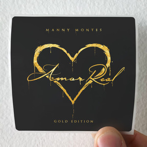 manny montes Amor Real Gold Edition Album Cover Sticker manny montes Amor Real Gold Edition Album Cover Sticker