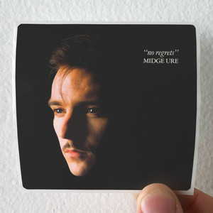Midge Ure No Regrets Album Cover Sticker Midge Ure No Regrets Album Cover Sticker