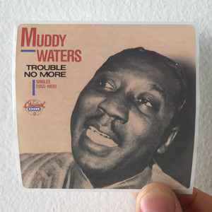 Muddy Waters Trouble No More Singles 19551959 Album Cover T-Shirt