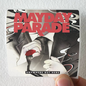 Mayday Parade Anywhere But Here Album Cover Sticker