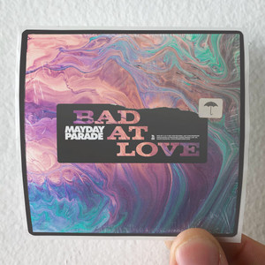 Mayday Parade Bad At Love Album Cover Sticker