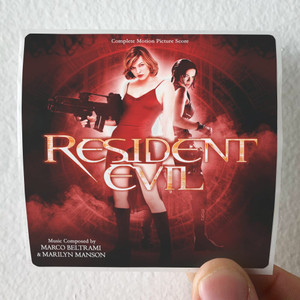 Marco Beltrami Resident Evil 1 Album Cover Sticker Marco Beltrami Resident Evil 1 Album Cover Sticker
