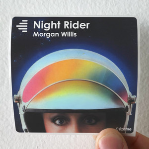Morgan Willis Night Rider Album Cover Sticker Morgan Willis Night Rider Album Cover Sticker