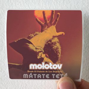 Molotov Mtate Tet Desde El Palacio De Los Deportes Album Cover Sticker Molotov Mtate Tet Desde El Palacio De Los Deportes Album Cover Sticker