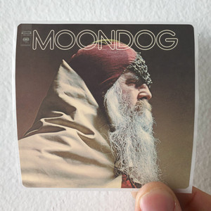 Moondog Moondog Album Cover Sticker Moondog Moondog Album Cover Sticker
