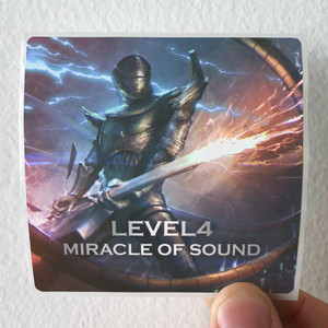 Miracle of Sound Level 4 Album Cover Sticker Miracle of Sound Level 4 Album Cover Sticker