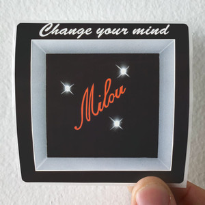 Milou Change Your Mind Album Cover Sticker