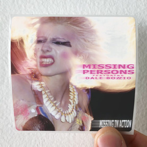 Missing Persons Missing In Action Album Cover Sticker Missing Persons Missing In Action Album Cover Sticker