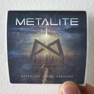 Metalite Afterlife Piano Version Album Cover Sticker
