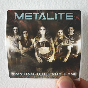 Metalite Hunting High And Low Album Cover Sticker
