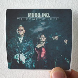 Mono Inc Welcome To Hell Album Cover Sticker Mono Inc Welcome To Hell Album Cover Sticker