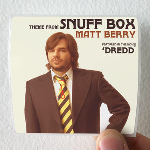 Matt Berry Snuff Box Album Cover Sticker