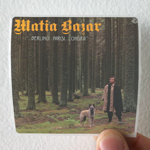 Matia Bazar Berlino Parigi Londra Album Cover Sticker