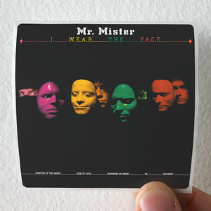 Mr Mister I Wear The Face 1 Album Cover Sticker