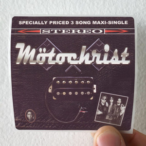 Motochrist Specially Priced 3 Song Maxi Single Album Cover Sticker Motochrist Specially Priced 3 Song Maxi Single Album Cover Sticker