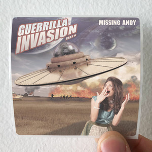 Missing Andy Guerrilla Invasion Pt 2 Album Cover Sticker Missing Andy Guerrilla Invasion Pt 2 Album Cover Sticker