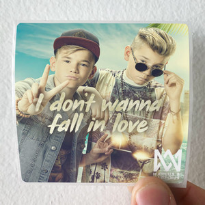 Marcus and Martinus I Dont Wanna Fall In Love Album Cover Sticker Marcus and Martinus I Dont Wanna Fall In Love Album Cover Sticker