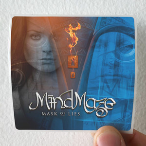 MindMaze Mask Of Lies Album Cover Sticker MindMaze Mask Of Lies Album Cover Sticker