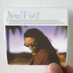 Maxi Priest Best Of Me Album Cover Sticker Maxi Priest Best Of Me Album Cover Sticker