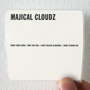 Majical Cloudz Turns Turns Turns Album Cover Sticker