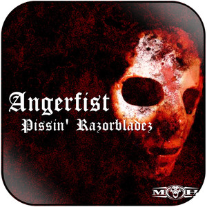 Angerfist Pissin Razorbladez Album Cover Sticker Album Cover Sticker Angerfist Pissin Razorbladez Album Cover Sticker Album Cover Sticker