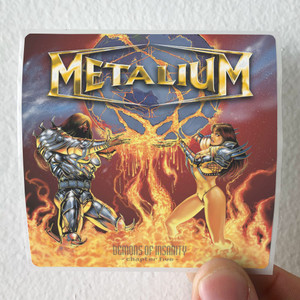 Metalium Demons Of Insanity Chapter Five Album Cover Sticker Metalium Demons Of Insanity Chapter Five Album Cover Sticker