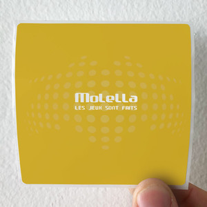 Molella Les Jeux Sont Faits Album Cover Sticker