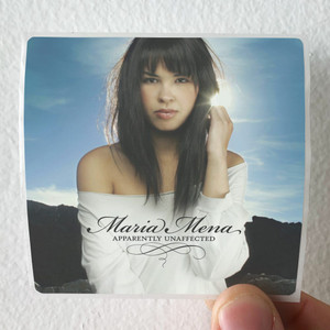Maria Mena Apparently Unaffected Album Cover Sticker Maria Mena Apparently Unaffected Album Cover Sticker