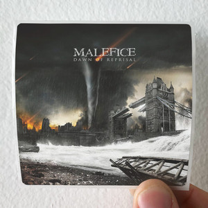 Malefice Dawn Of Reprisal Album Cover Sticker Malefice Dawn Of Reprisal Album Cover Sticker