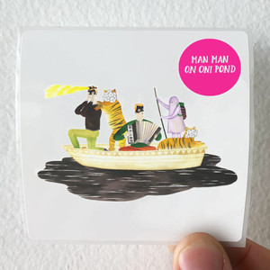 Man Man On Oni Pond Album Cover Sticker