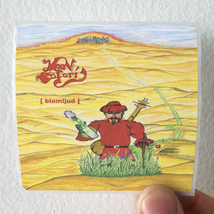 Moon Safari Blomljud Album Cover Sticker Moon Safari Blomljud Album Cover Sticker