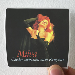 Milva Lieder Zwischen Zwei Kriegen Album Cover Sticker Milva Lieder Zwischen Zwei Kriegen Album Cover Sticker