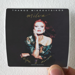 Milva Volpe Damore Album Cover Sticker