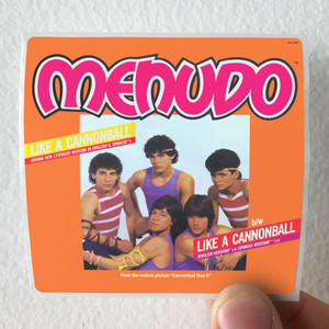 Menudo Like A Cannonball Album Cover Sticker