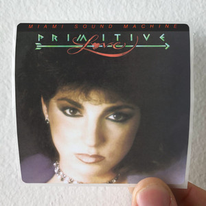 Miami Sound Machine Primitive Love Album Cover Sticker Miami Sound Machine Primitive Love Album Cover Sticker