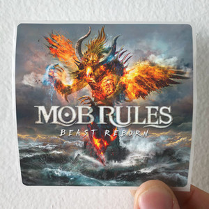 Mob Rules Beast Reborn Album Cover Sticker