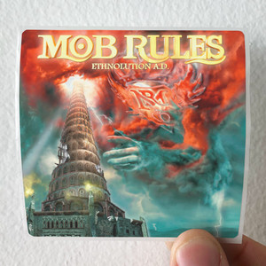 Mob Rules Ethnolution Ad Album Cover Sticker Mob Rules Ethnolution Ad Album Cover Sticker