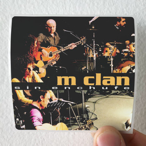 M-Clan Sin Enchufe Album Cover Sticker