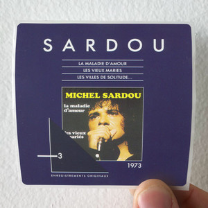 Michel Sardou Les Lacs Du Connemara Album Cover Sticker