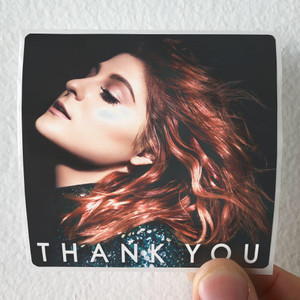 Meghan Trainor Thank You Album Cover Sticker Meghan Trainor Thank You Album Cover Sticker