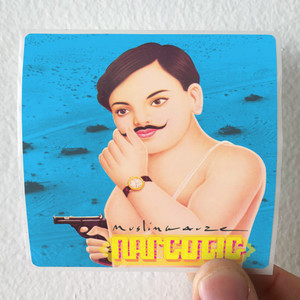 Muslimgauze Narcotic Album Cover Sticker Muslimgauze Narcotic Album Cover Sticker