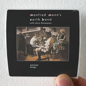 Manfred Mann Earth Band Criminal Tango Album Cover Sticker Manfred Mann Earth Band Criminal Tango Album Cover Sticker