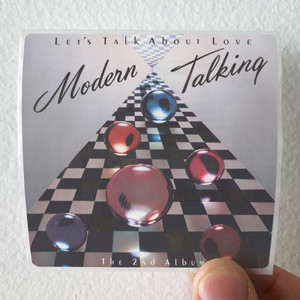 Modern Talking Lets Talk About Love The 2Nd Album Album Cover Sticker Modern Talking Lets Talk About Love The 2Nd Album Album Cover Sticker