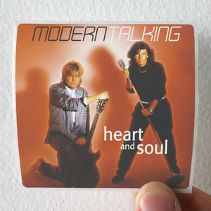 Modern Talking Heart And Soul Album Cover Sticker Modern Talking Heart And Soul Album Cover Sticker