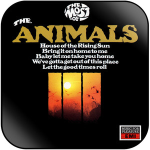 The Animals The Most Of The Animals-2 Album Cover Sticker Album Cover Sticker